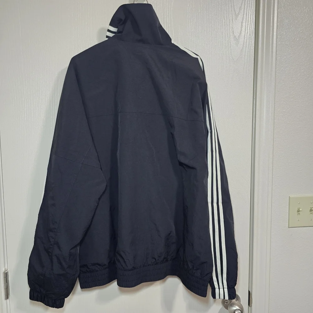 adidas Originals‎ Basketball Shell Track Jacket JD5197 – Black / Ivory  Sz L New